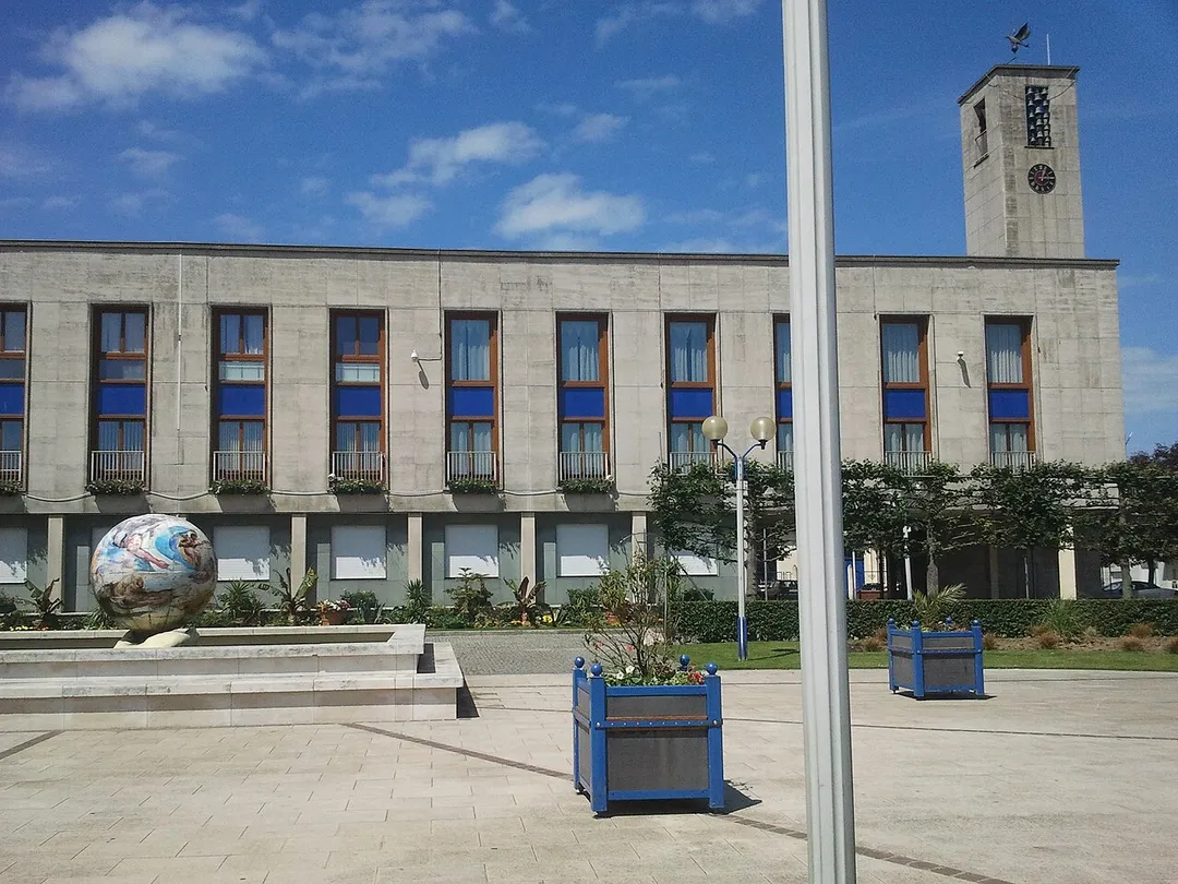 Hôtel de ville d'Outreau (Pas-de-Calais, France)