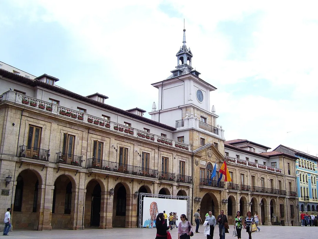 building City Hall Oviedo, Uvieu, Principado de Asturias
