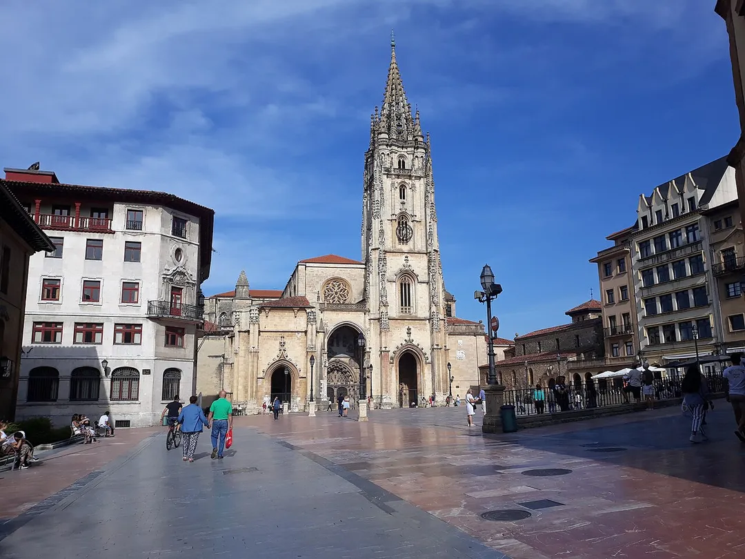 Oviedo Cathedral, Asturias, Spain.