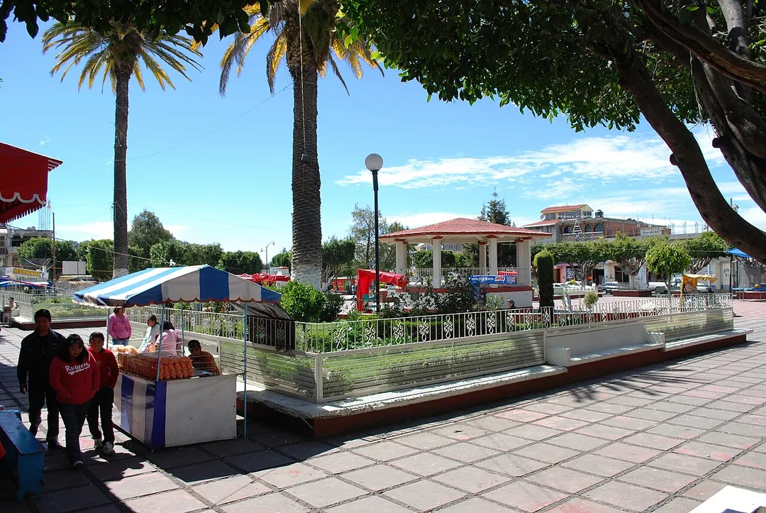 main plaza of Ozumba, Mexico State