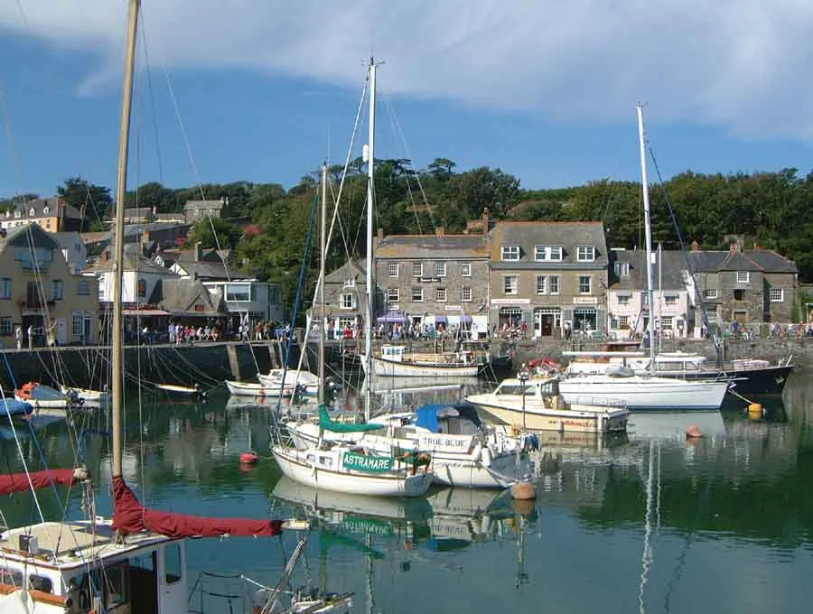 Padstow harbour and quayside