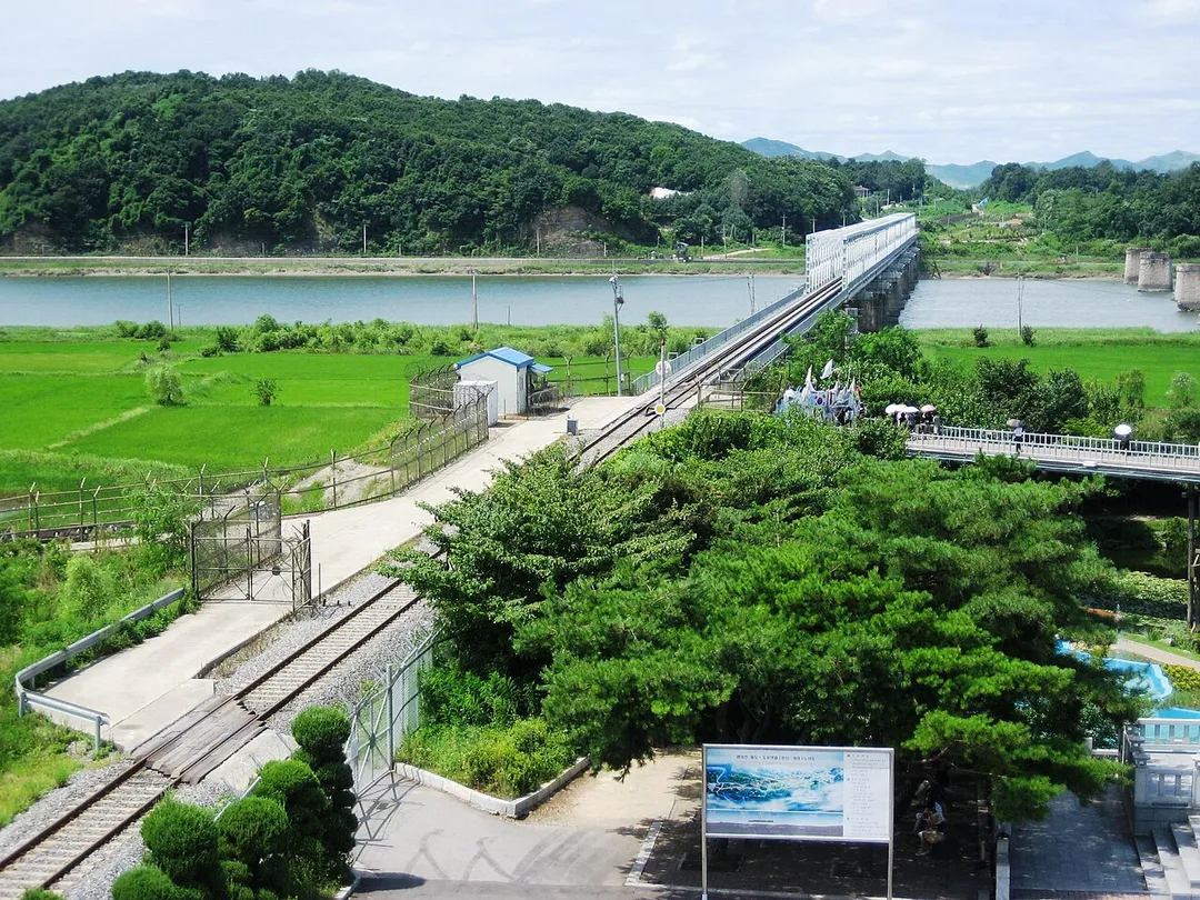 The Gyeongui Line crossing The Imjin River