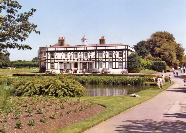 Broomfield House
Original description:
Broomfield House, Palmers Green, London N13

Broomfield House taken in 1981 before the disastrous fires, which destroyed most of the fabric of the house.