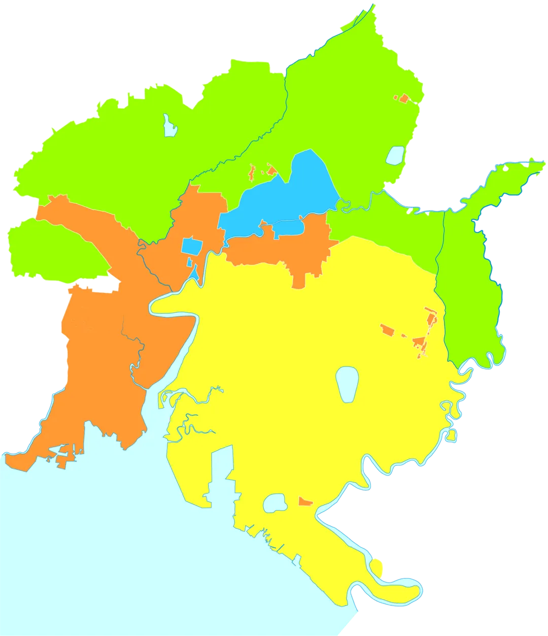 administrative divisions of Panjin City, Liaoning, China