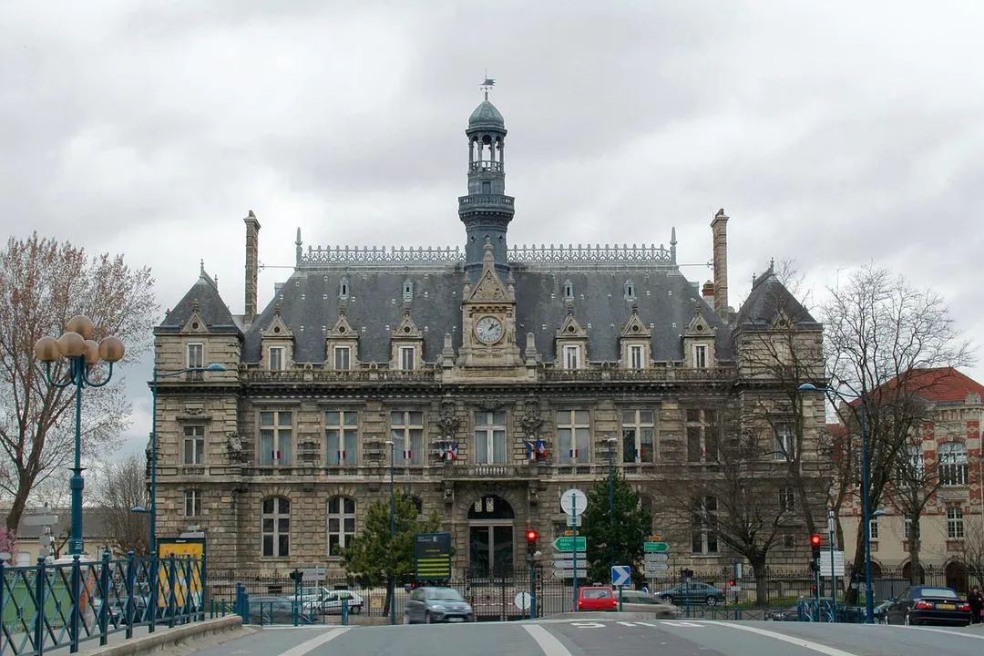 Town hall of Pantin (Seine-Saint-Denis, France).