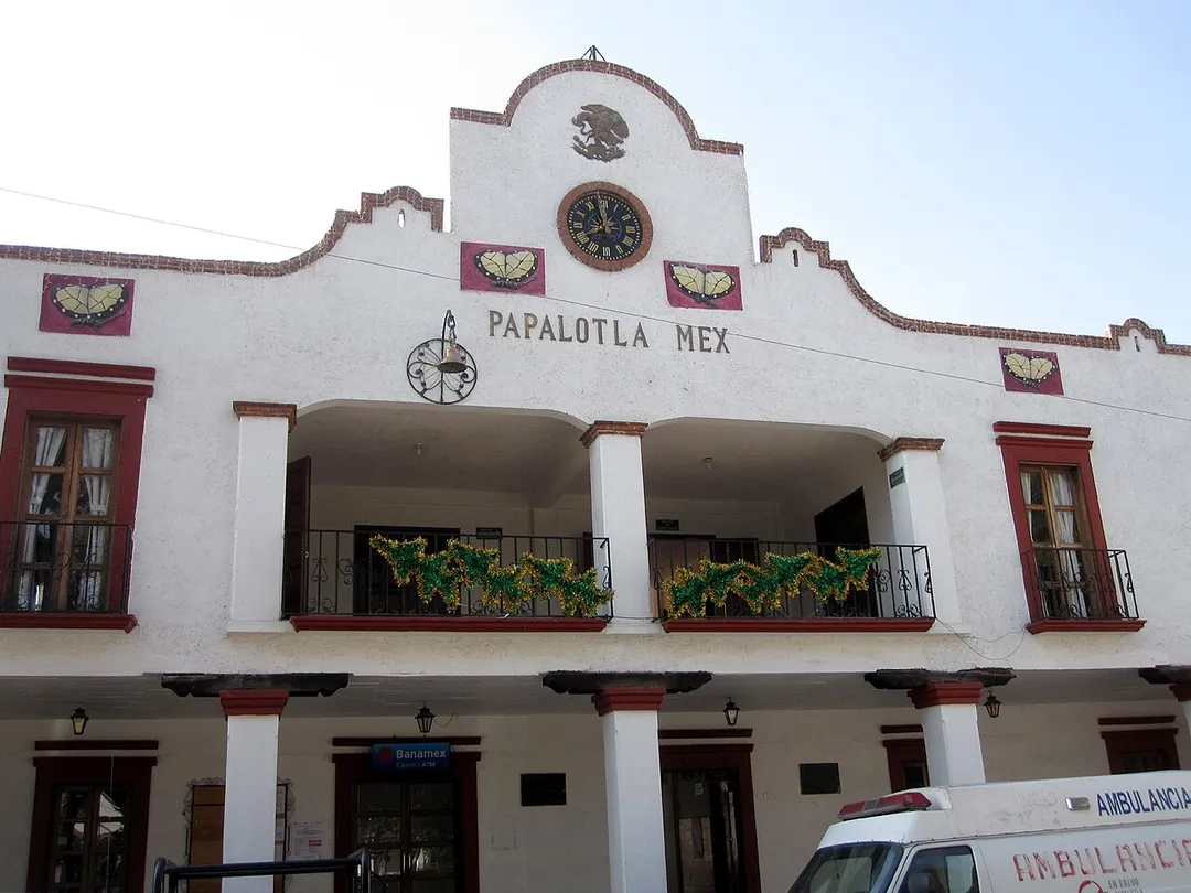 Rådhuset i Papalotla i delstaten México i Mexico
