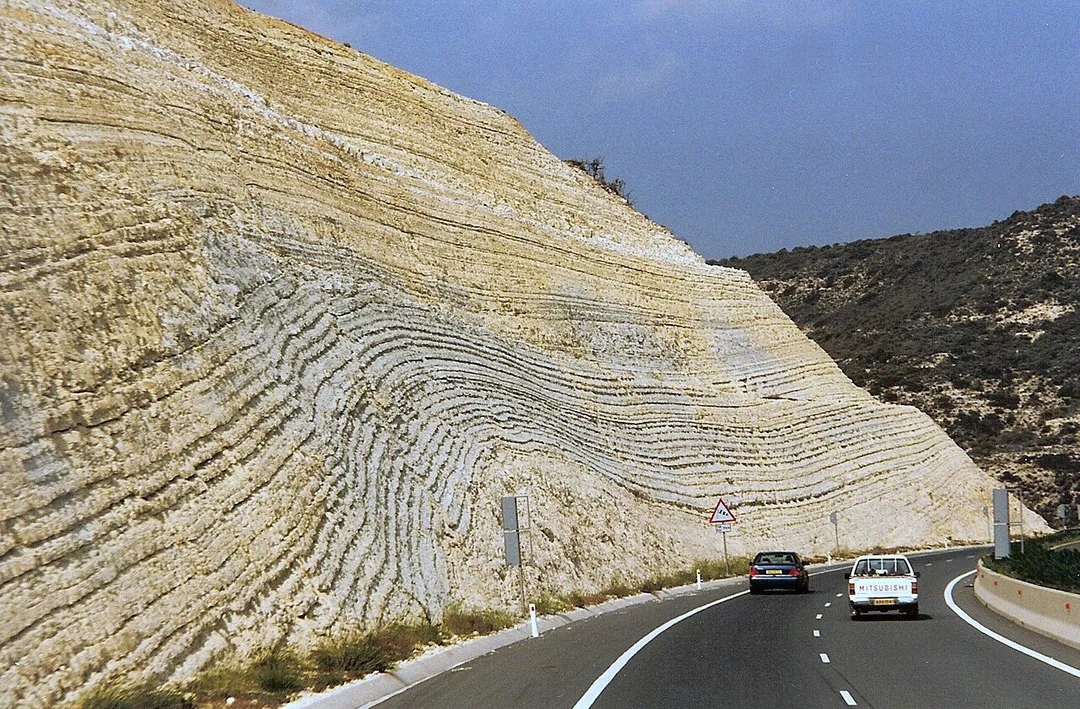 Chalk layers in Cyprus (Paphos-Limassol)