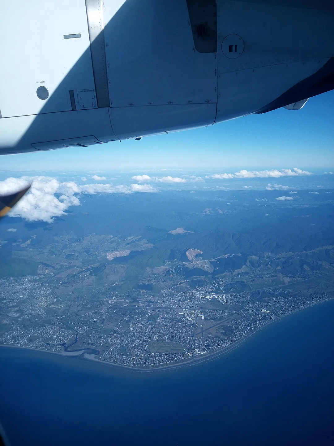 Paraparaumu, New Zealand, from the air.