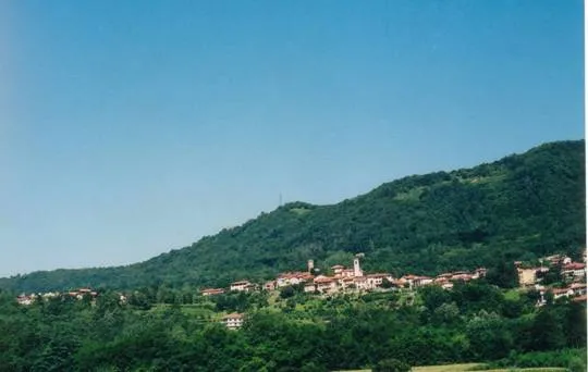 General view of Parella (province of Torino, Italy)