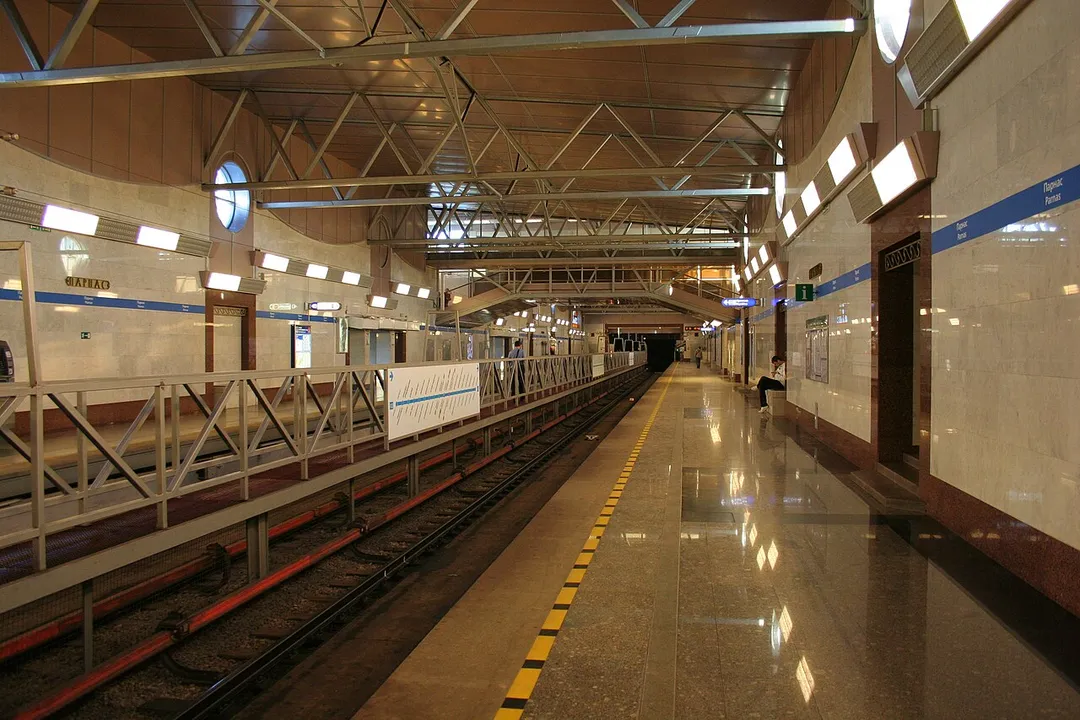 Parnas station of Saint Petersburg Metro