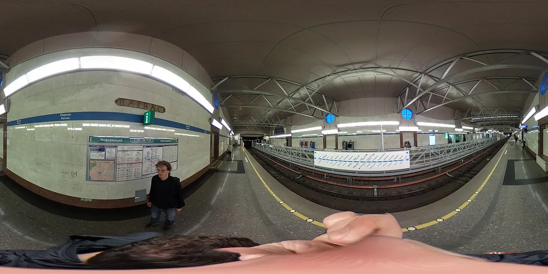 metro station, underground station Parnas