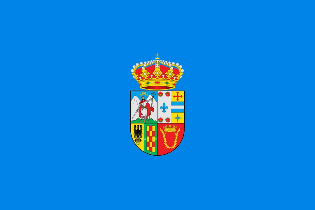Bandera de Parres, en Asturias (España)
