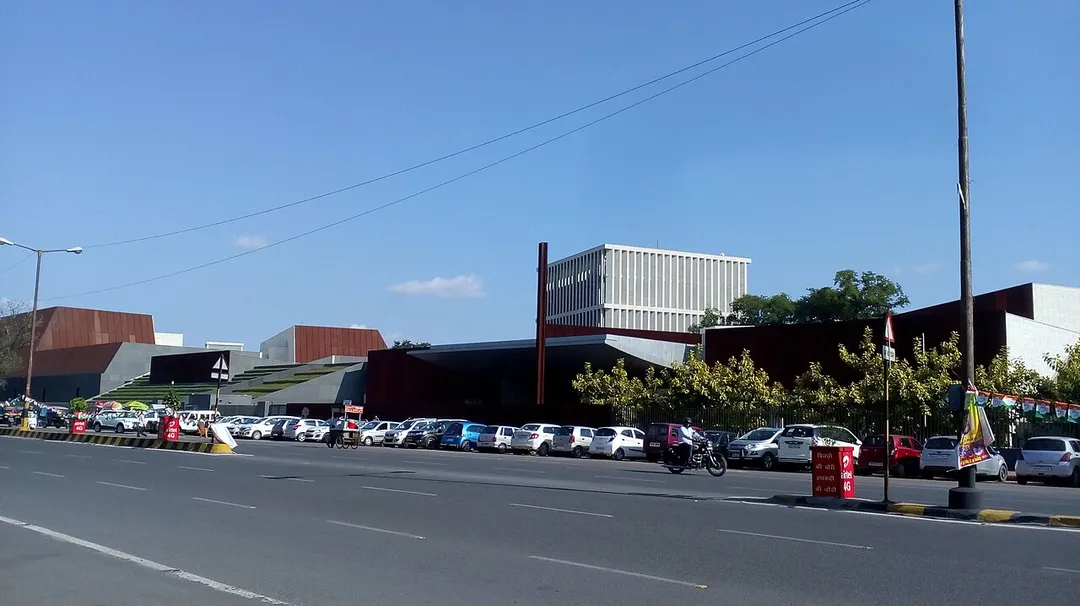 External view of the Bihar Museum (Hindi: बिहार संग्रहालय), a modern state of the art museum located in Patna, India.
