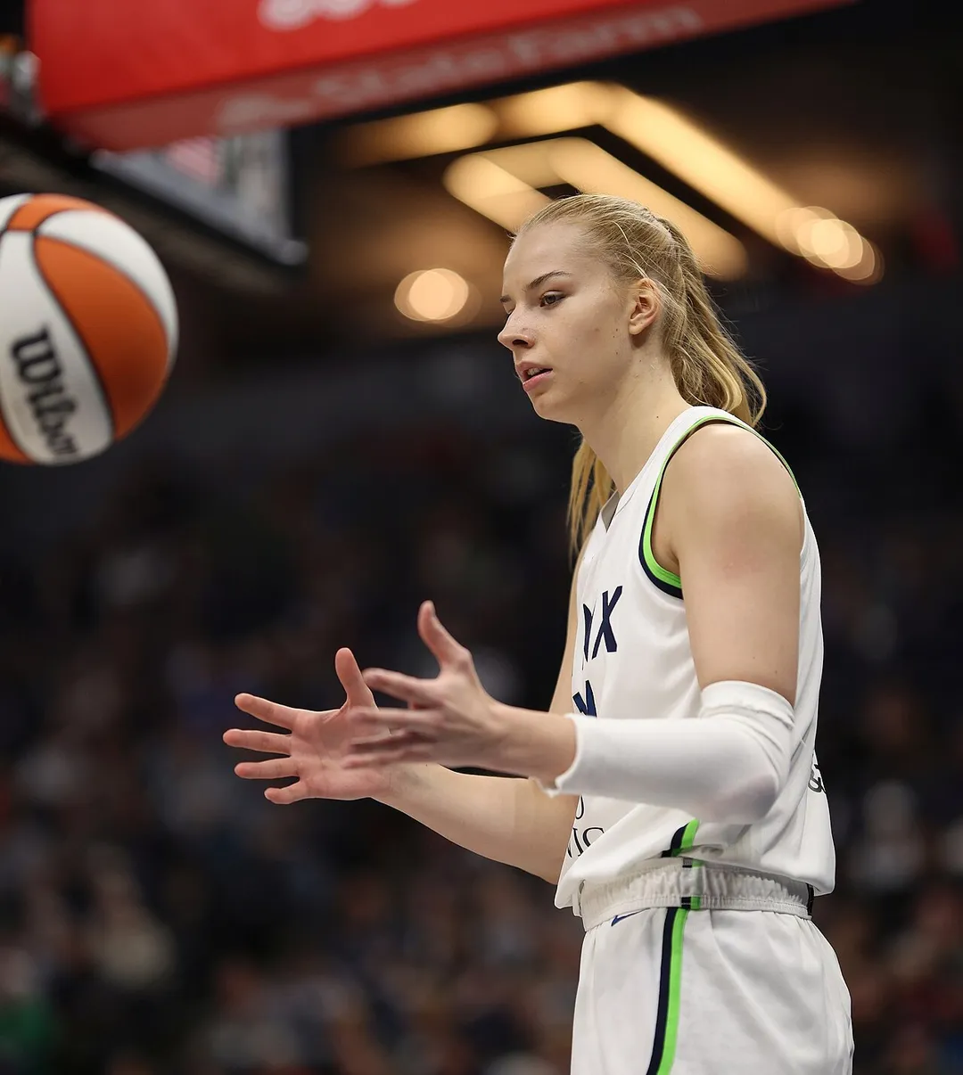 MN Lynx vs Chicago Sky, Lynx Dorka Juhász (F#14), on May 19th, 2023 at Target Center in Minneapolis, Minnesota (photo credit John McClellan)