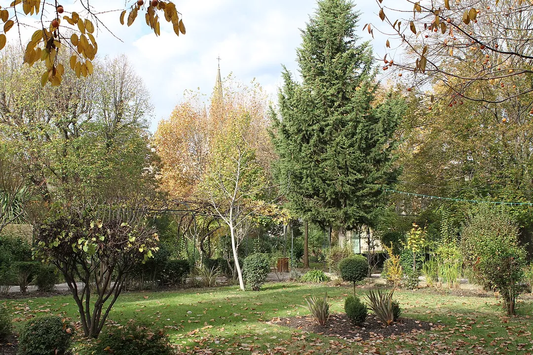 The park Maureau at Pélissanne (Bouches-du-Rhône, France)