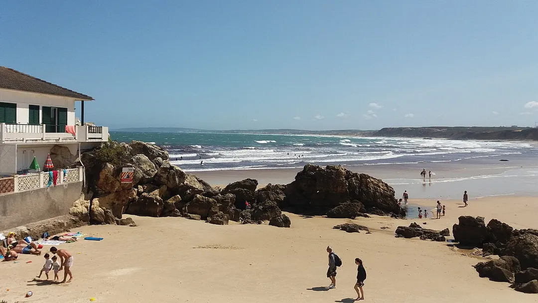 Peniche is a famous surfing spot because every day one of the beaches along the cape will have proper offshore wind and waves. Sometimes it's a northern beach, other times a southern one. There's even a beach called "Supertubos"
www.penichesurfguide.com/

Portugal