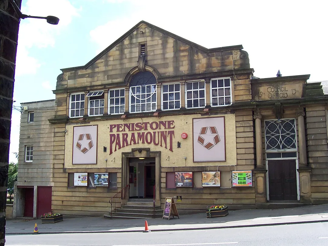 Photograph of Penistone Paramount cinema in the village of Penistone taken by myself on 26 June 2005.