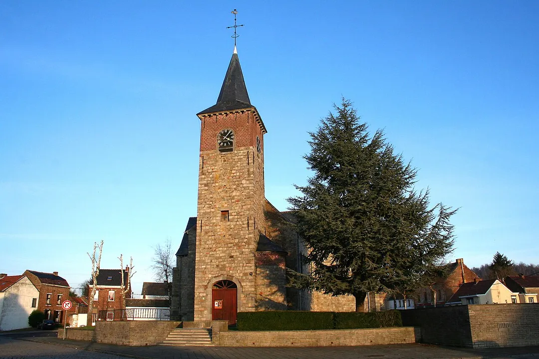 Péronnes-lez-Binche (Belgique), l'église Notre-Dame (XI/XVIe siècles).