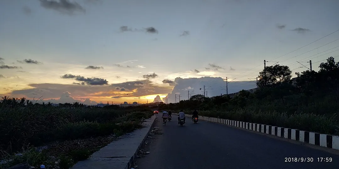 Perungudi Taramani Railway Stations road
