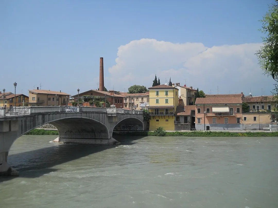 Panorama del comune di Pescantina (provincia di Verona)