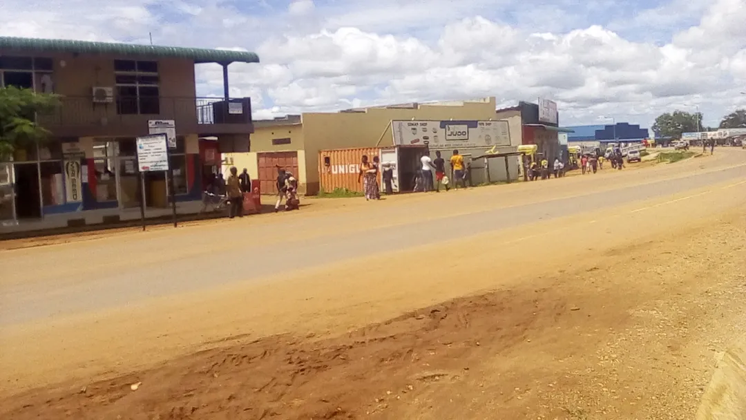 This is an image of Petauke District in Eastern Province, Zambia taken from outside Council building at midday.