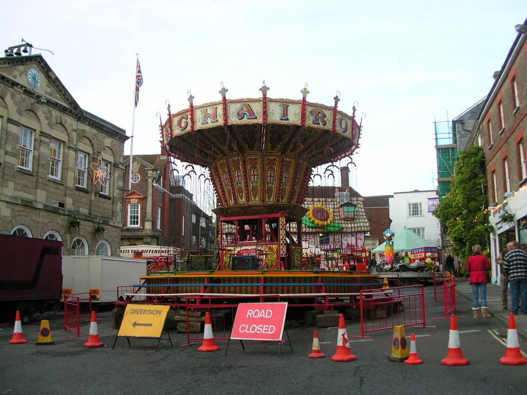 Petworth Fair, Petworth, West Sussex, England. 20 November 2008.