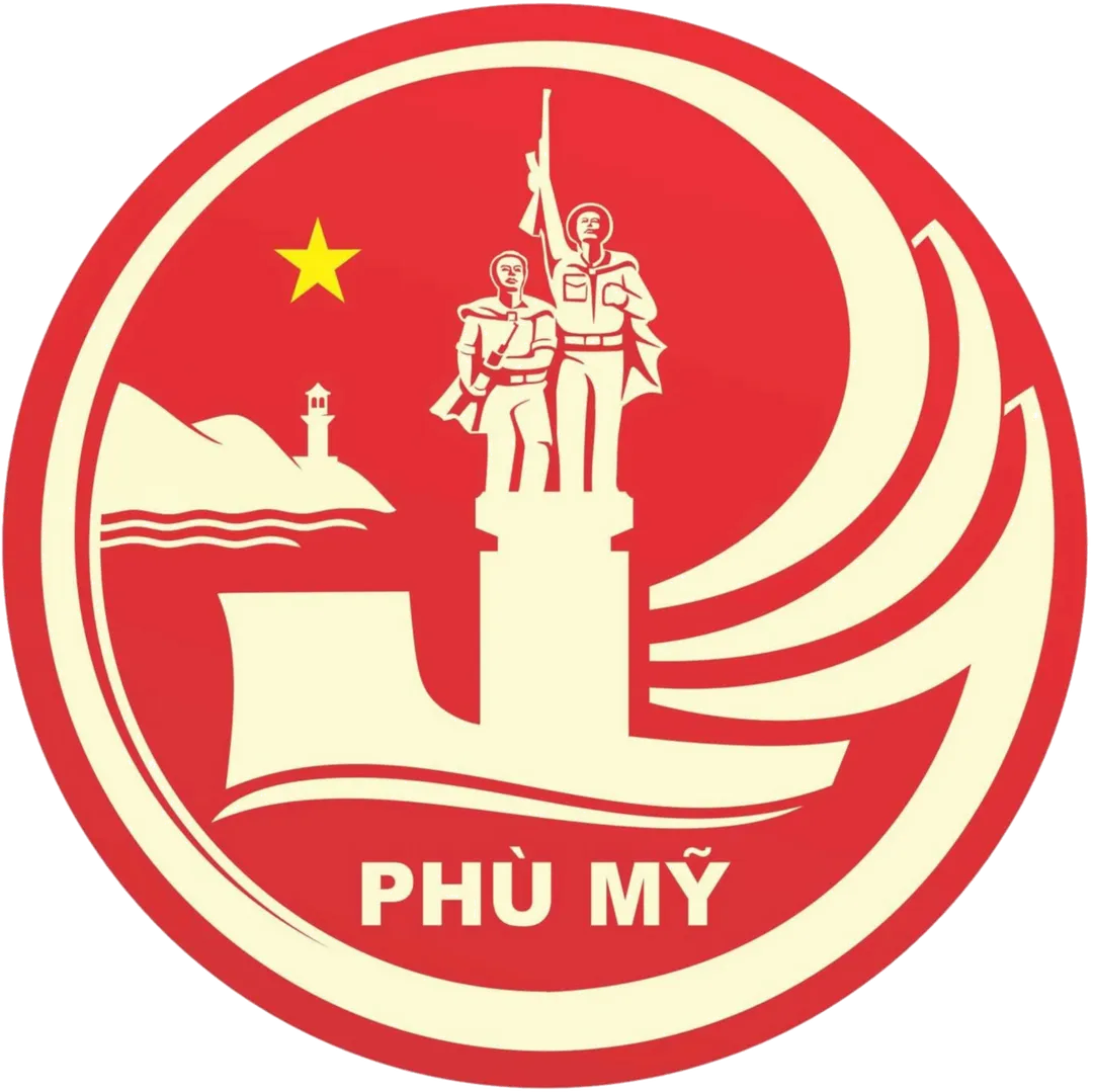 This is the seal of Phù Mỹ District, a district of Bình Định Province, Vietnam