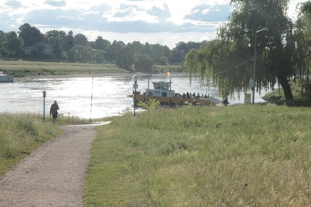 The ferry at Pillnitz, Dresden