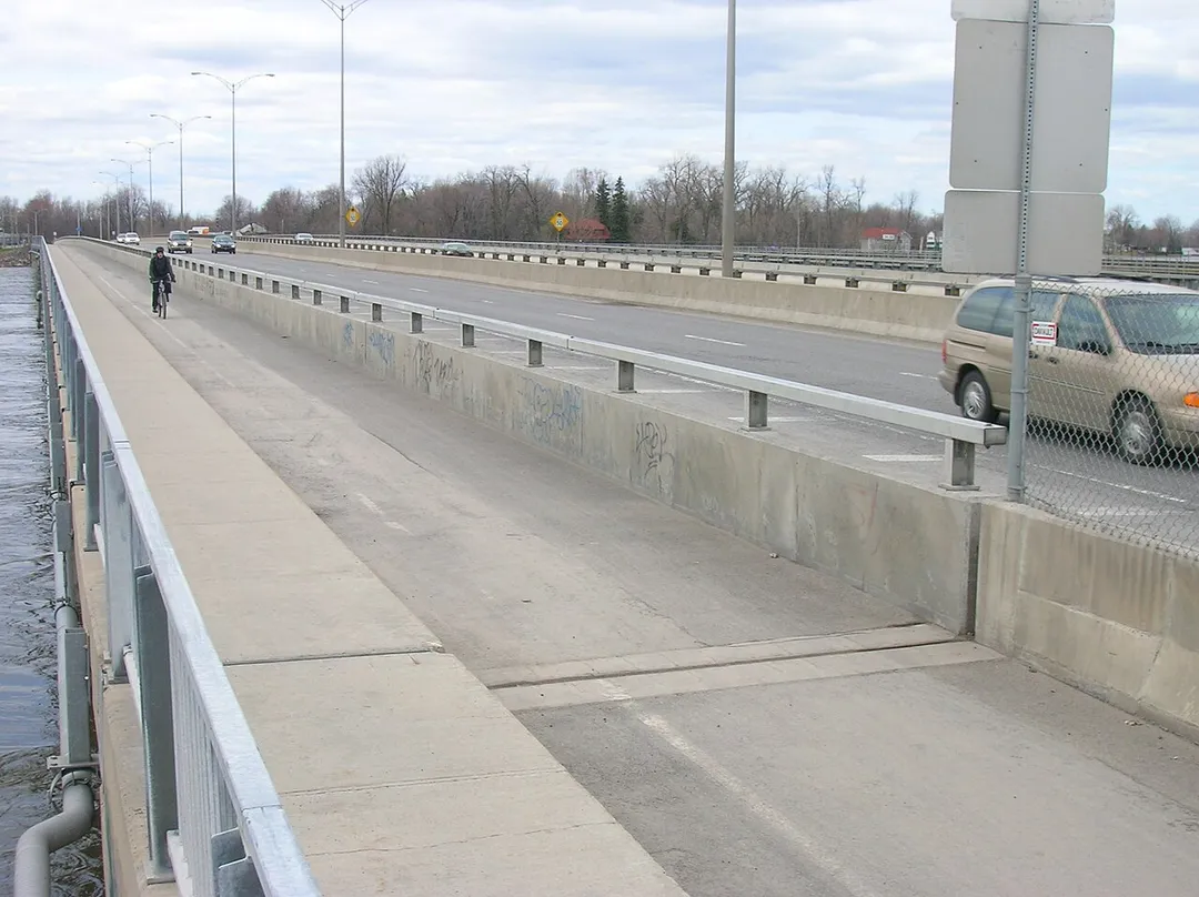 The Taschereau bridge, Quebec, Canada.