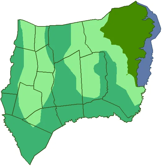 Campos Naturais (•) [#90EE90]
Mata Araucária (•) [#3CB371]
Reserva Ambiental  (•) [#458B00]