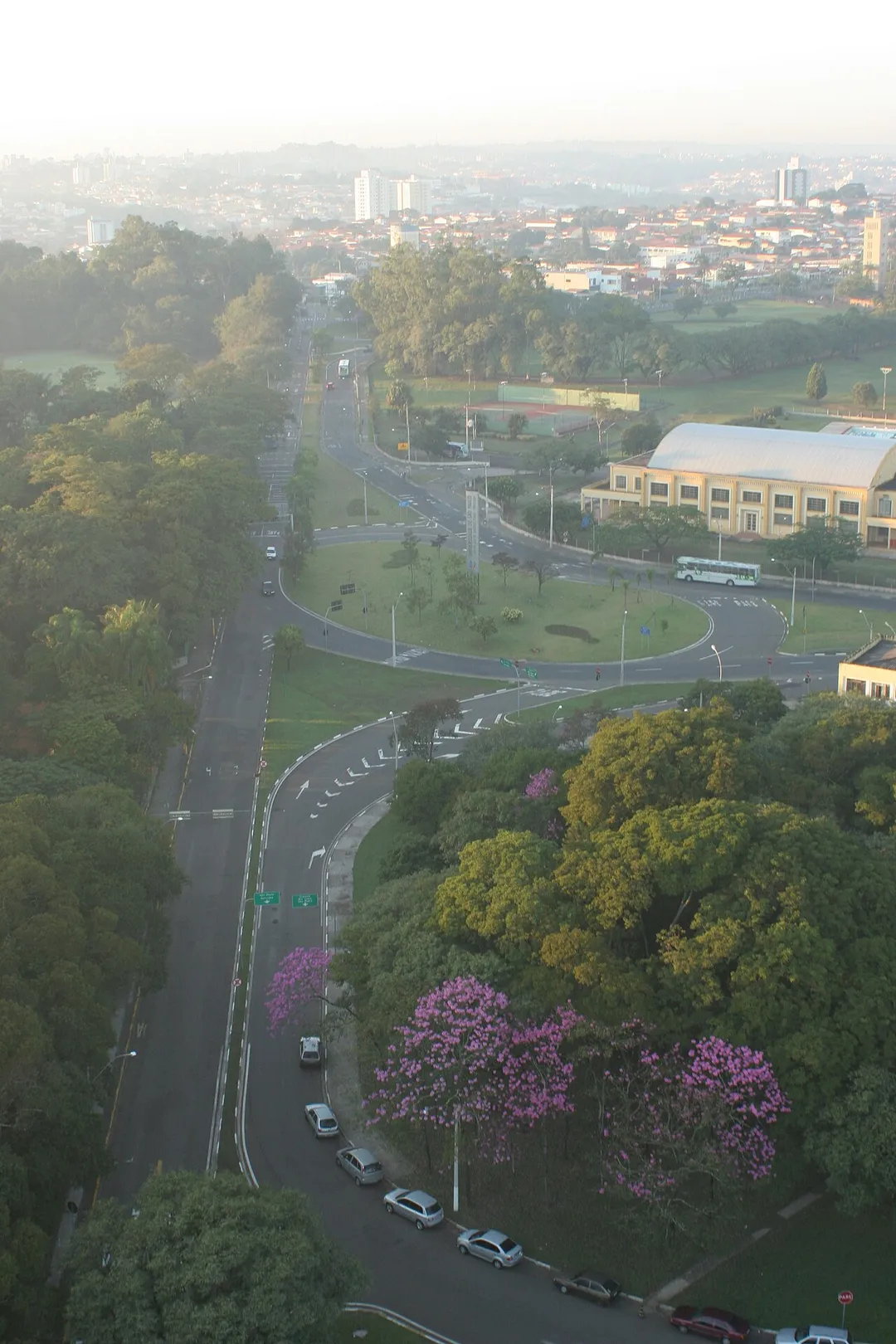 Avenues in Piracicaba, São Paulo, Brazil.