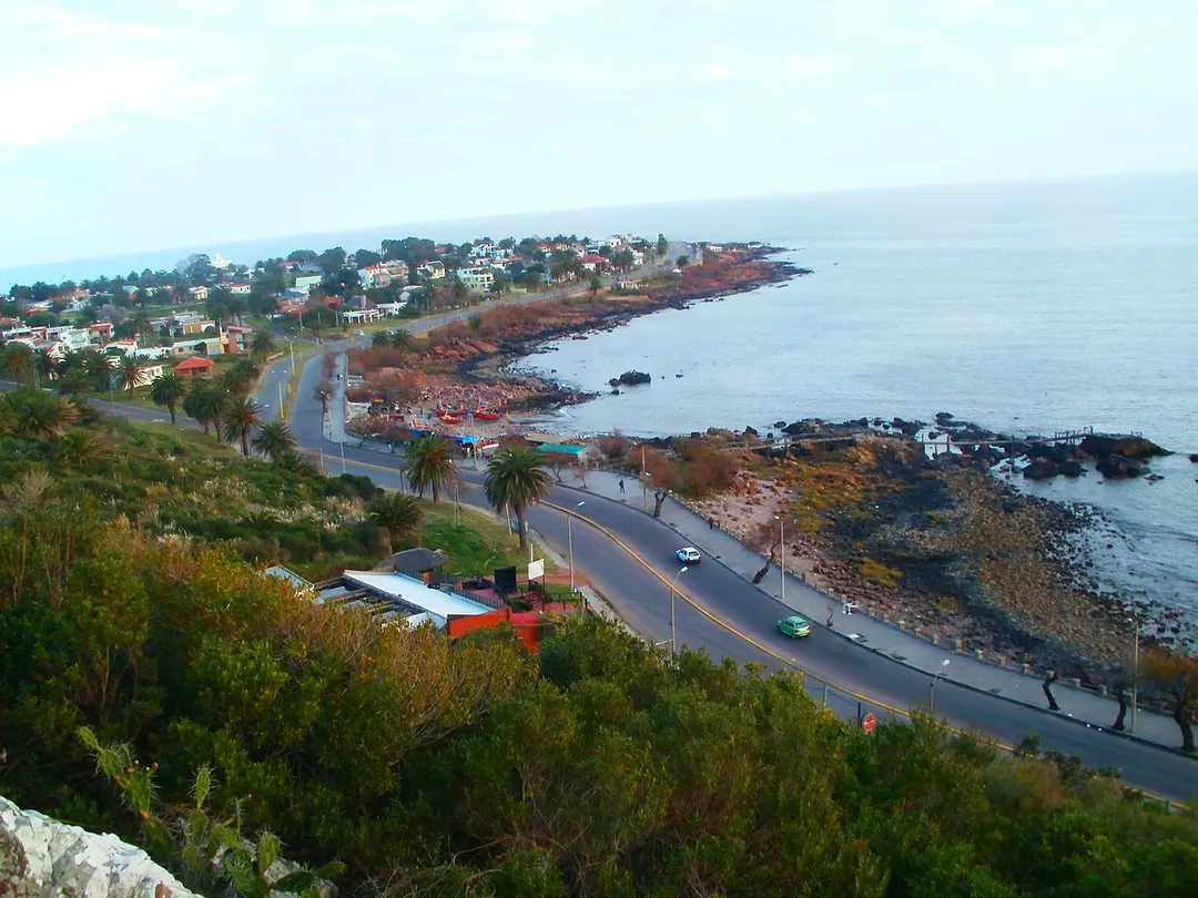 Punta colorada desde el cerro San Antonio