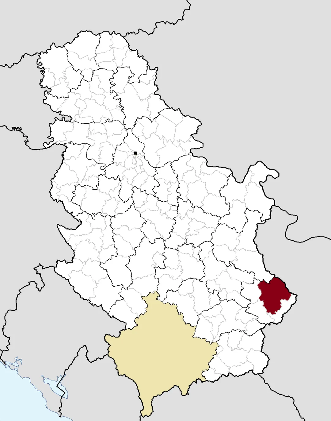Municipal location in Serbia