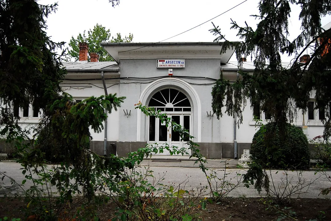 Former Pitesti prison main entrance.
