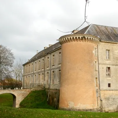 The castle and town hall at Villiers-en-Plaine, Deux-Sèvres.