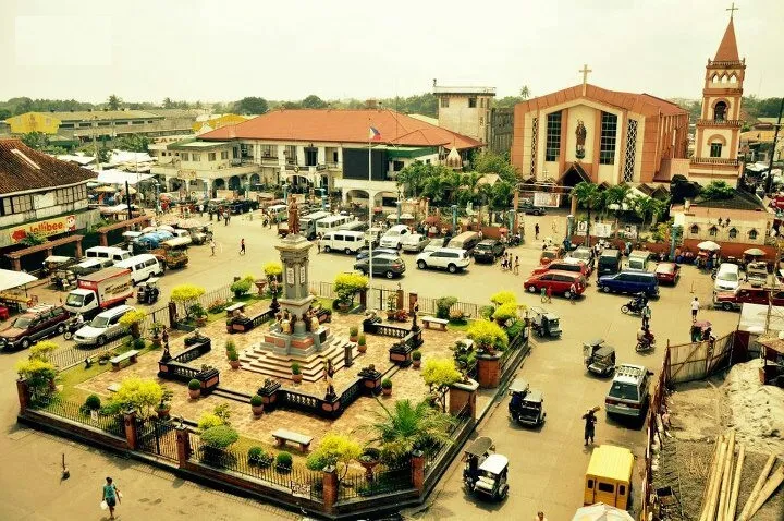 Plaza Rizal in Barangay Poblacion, Biñan City, Laguna Philippines.