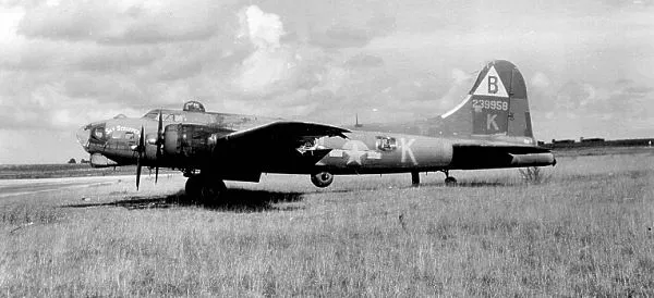 B-17G 42-39958 of the 92d Bomb Group - RAF Podington
Source: National Archives via the United States Air Force Historical Research Agency, Maxwell AFB Alabama