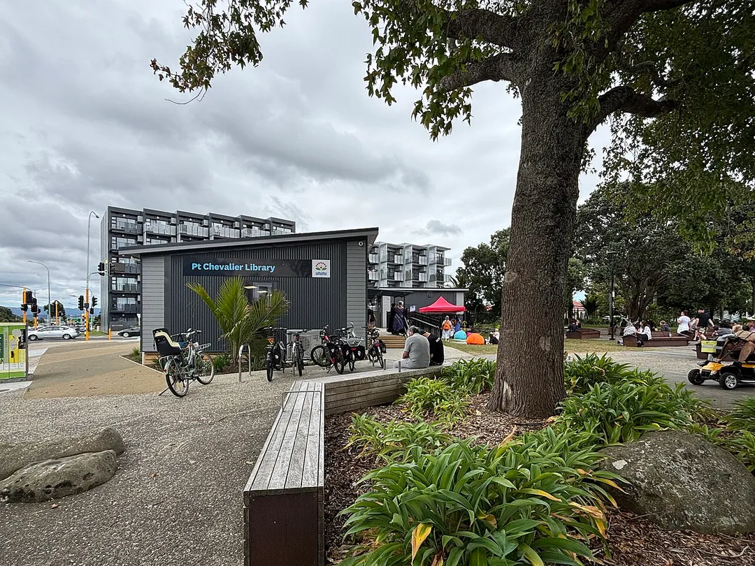 Point Chevalier Library, Auckland, photographed on 28 February 2026