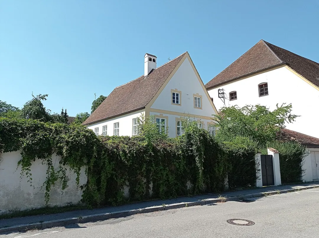 Ehem. Richterhaus in Polling bei Weilheim. Hofmarkstr. 4