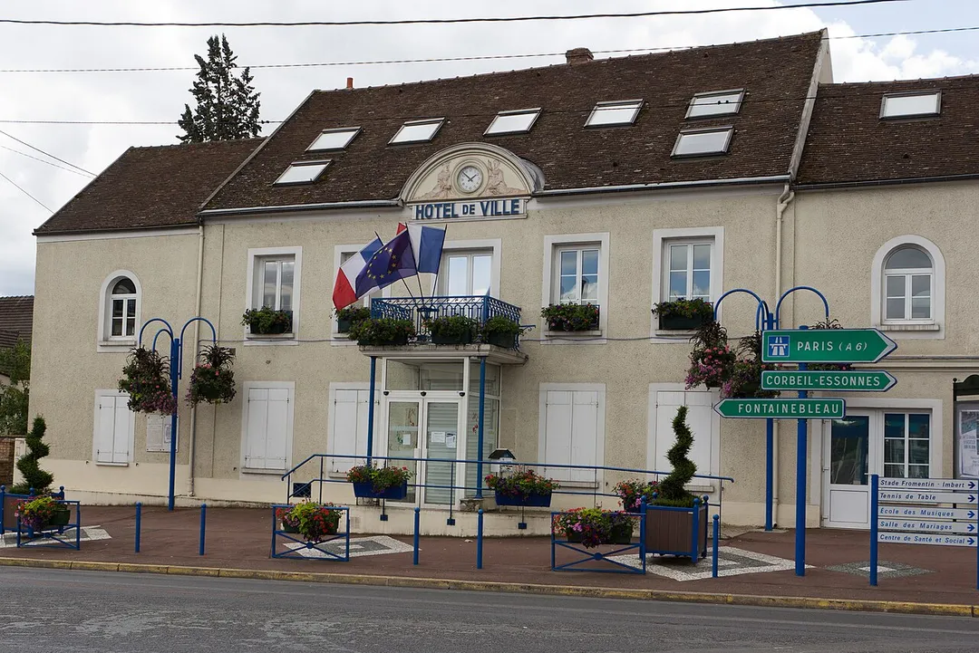 Hôtel de ville de Saint-Fargeau-Ponthierry, Saint-Fargeau-Ponthierry, Seine-et-Marne, France