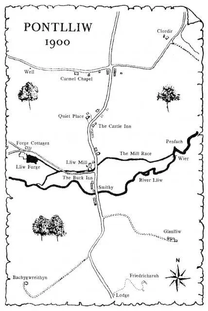 A map of Pontlliw circa 1900