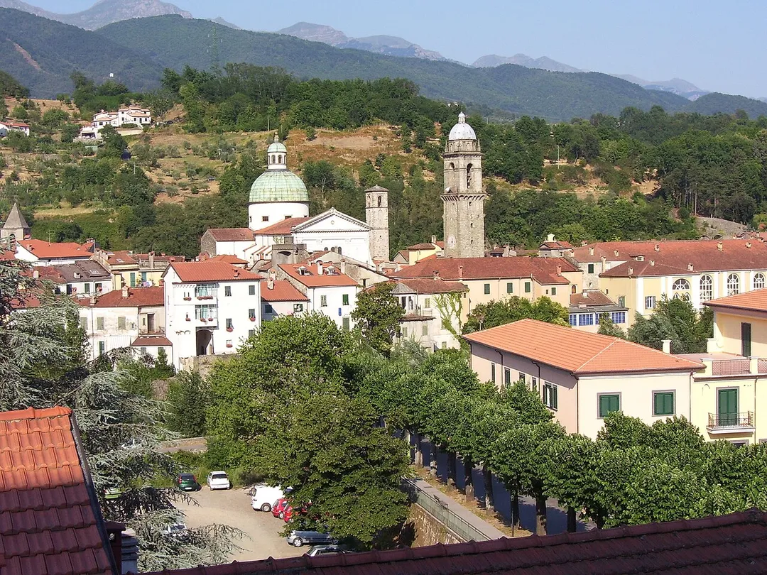 view of Pontremoli, Toscana, Italia