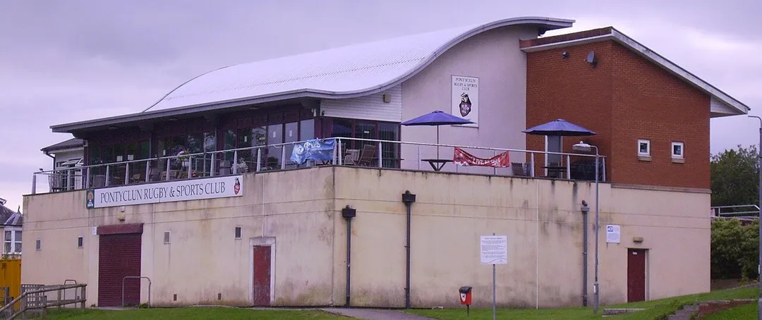 Pontyclun rugby union club, Rhondda Cynon Taff, Wales clubhouse