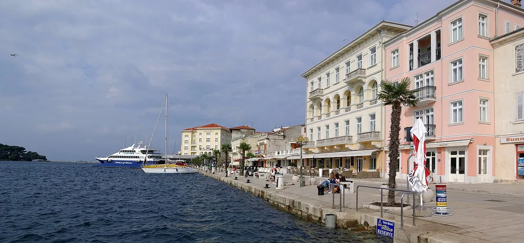 Croatia, Poreč, Obala maršala Tita