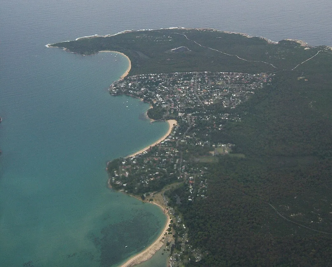 Aerial view the said location in Sydney