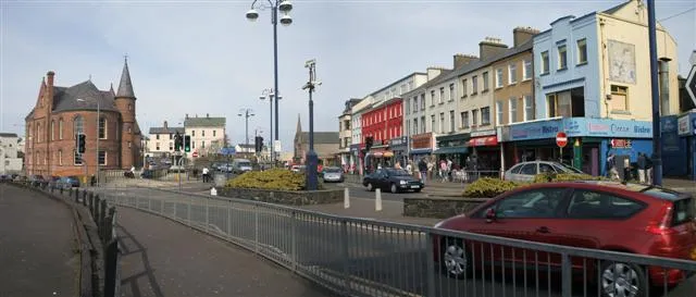 Portrush, County Antrim This is the first close-up view of the resort as you approach the town from the railway station.