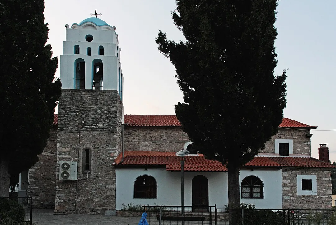 Saint Haralambos church in Potamia, Thassos