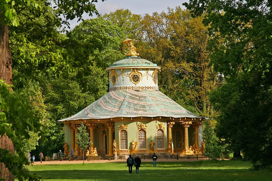 Germany: Chinese House, a pavilion in the park of Sanssouci, Potsdam (Brandenburg).