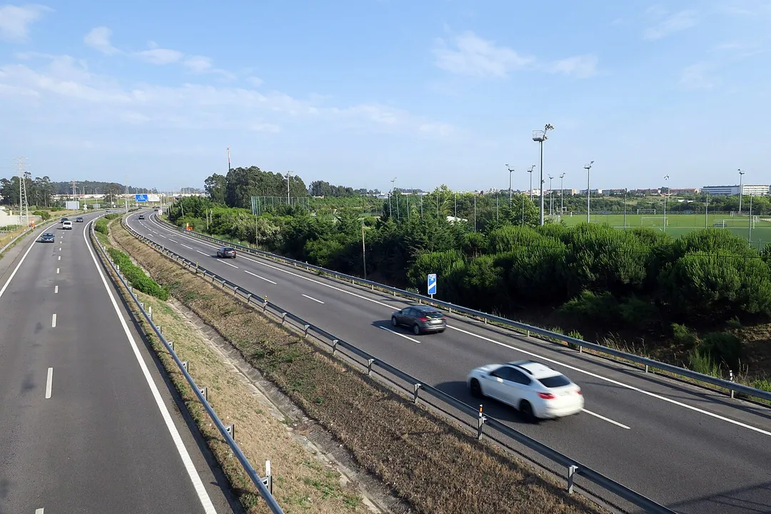 A28 motorway, Povoa de Varzim, Portugal