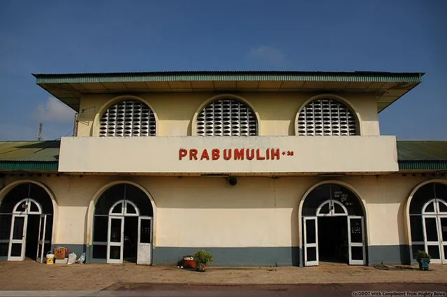 The Station of Prabumulih, South Sumatra.